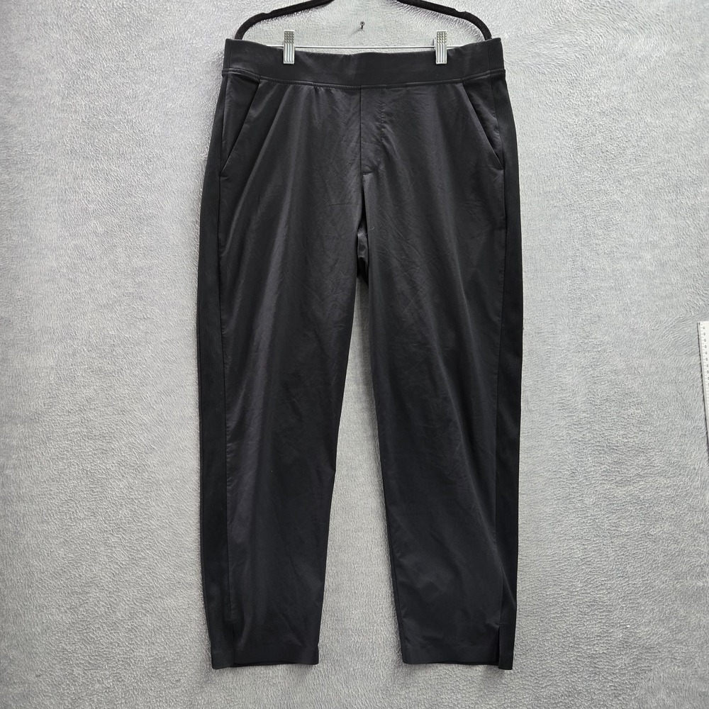 Athleta Women Activewear Pants 14 Black‎ Jogger Yoga 26" Inseam